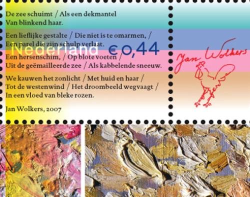 Jan Wolkers: Postzegelmapje 359 – gedicht en kunstwerken Jan Wolkers - Afbeelding 3