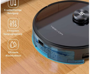 Tesvor S6 Robot Vacuum Cleaner 2 in 1 Vacuuming Mopping - 3
