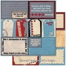 NIEUW Paper Collection Pack 12x12 Detour Travel van Bo Bunny - 6