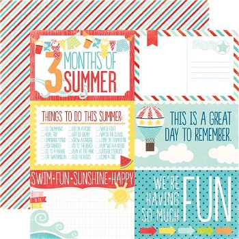 NIEUW Paper Collection Kit 12x12 A Perfect Summer van Echo Park - 6