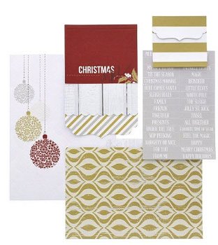 NIEUW cardstock File Folders + Cards Tinsel & Company / Kerst van Teresa Collins - 1