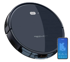  Tesvor X500 Robot Vacuum Cleaner with Real-time Space Map 1800Pa Suction Automatic