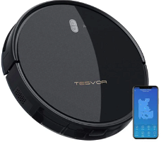 Tesvor M1 Robot Vacuum Cleaner 4000PA Suction with Real-Time