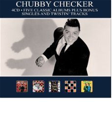 Chubby Checker – 5 Classic Albums Plus Bonus Singles And Twistin' Tracks  (4 CD) Nieuw/Gesealed