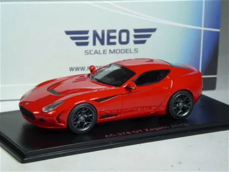 1:43 Neo 47005 AC 378 GT Zagato 2012 red - 0