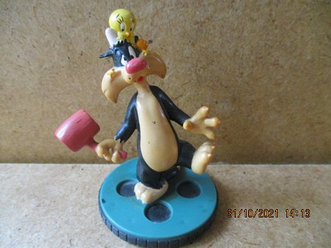 ad0256 tweety en sylvester poppetje 2 - 0