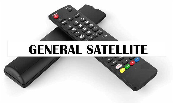 Vervangende afstandsbediening voor de GENERAL SATELLITE apparatuur. - 0