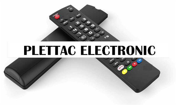 Vervangende afstandsbediening voor de PLETTAC ELECTRONIC apparatuur. - 0