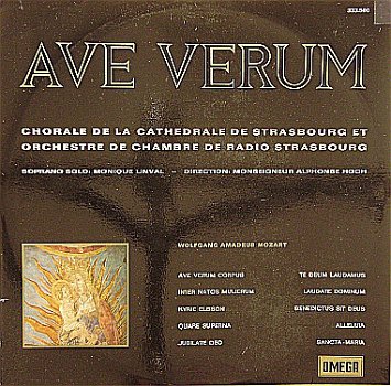 LP - MOZART Ave Verum - Chorale Strasbourg - 0