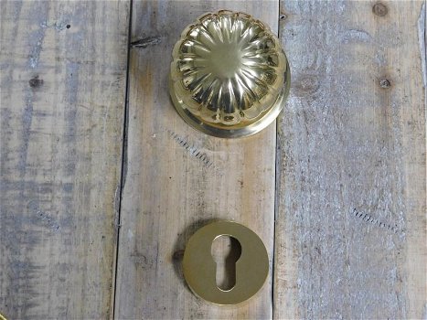 1 Set: knop van de deur met knop rozet-veiligheid schild - 0