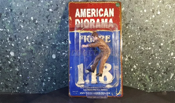 Diorama figuur Race day 1 figure 5 AD186 1:18 - 2