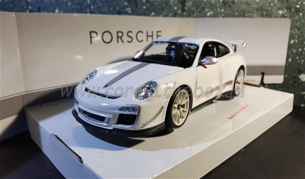 Porsche 911 GT3 RS 4.0 Wit 1:18 Bburago - 1