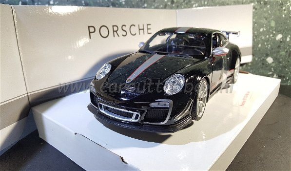 Porsche 911 GT3 RS 4.0 zwart 1:18 Bburago - 1