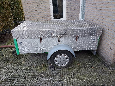 Opknapper zelfbouw bagage wagen - 1