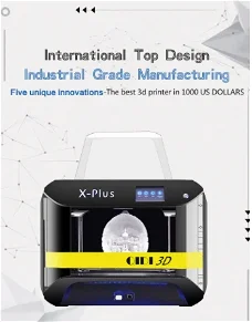 QIDI X-Plus 3D Printer, Industrial Grade, Nylon/Carbon Fiber