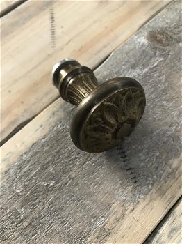 Kleine messing deurknop, voor de huisdeur, knop-beslag - 4
