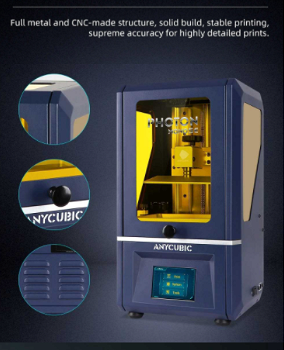 Anycubic Photon Mono SE 3D Printer, UV Photocuring, LCD - 7