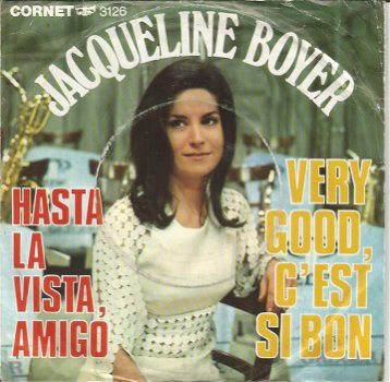 Jacqueline Boyer – Very Good, C'est Si Bon / Hasta La Vista, Amigo - 0