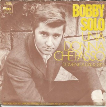 Bobby Solo – Una Donna Che Passo (1969) - 0