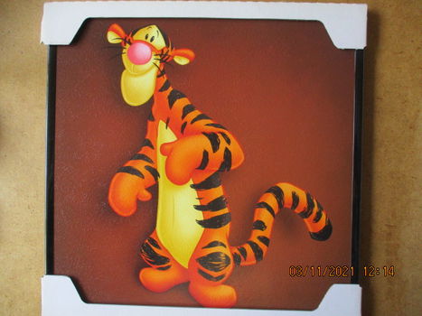 ad0417 disney tijgertje schilderij bruin - 0