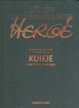Uit het archief van Hergé Groen kunstleren hardcover - 0
