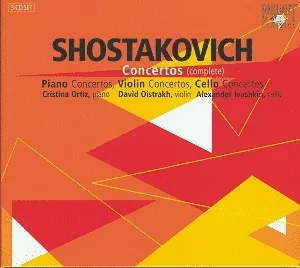 3-CD - Shostakovich - Concertos Complete, Piano, Violin, Cello. - 0