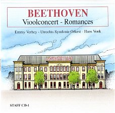 CD - Beethoven - Vioolconcert Emmy Verhey