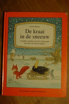 De kraai in de sneeuw