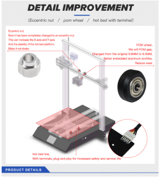 Twotrees Bluer 3D Printer DIY Kit Auto-level Filament - 5