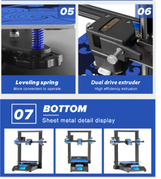 Twotrees Bluer 3D Printer DIY Kit Auto-level Filament - 7