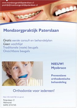 Mondzorgpraktijk Paterslaan - Orthodontie - Gratis intake en behandelplan - 1