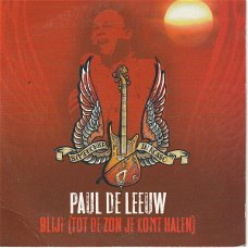 Cd-Single Paul de Leeuw Blijf (Tot De Zon Je Komt Halen)