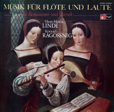 LP - Musik für Flöte und Laute - Hans Linde, Konrad Ragossnig