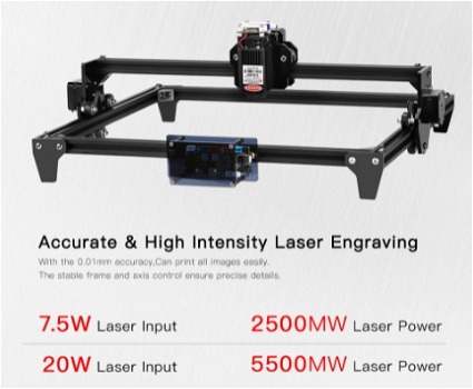 Twotrees Totem 5.5 Laser Engraving Machine 7.5W 20W - 1