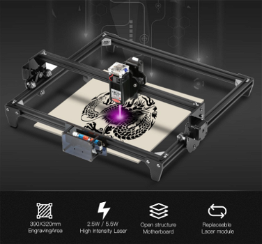 Twotrees Totem 2.5 Laser Engraving Machine 7.5W 20W - 1