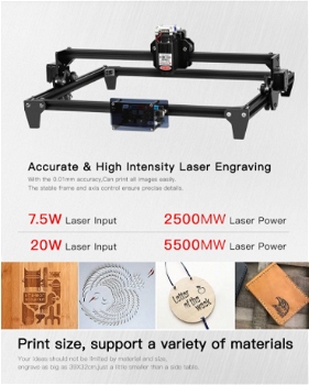 Twotrees Totem 2.5 Laser Engraving Machine 7.5W 20W - 5