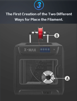 QIDI X-MAX 3D Printer, Industrial Grade, 5 Inch Touchscreen - 1
