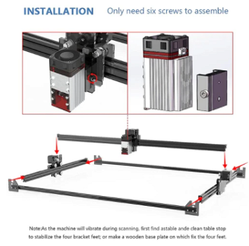 NEJE Master 2S Max Laser Engraver and Cutter A40630 Module - 4