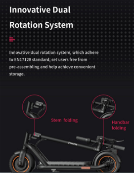 NAVEE N65 10-inch Folding Electric Scooter 500W Motor 25km - 3