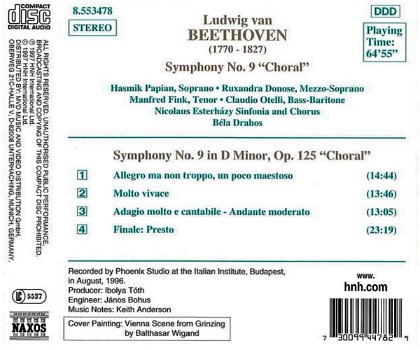 CD - Beethoven - Symphony no.9 Choral - 1