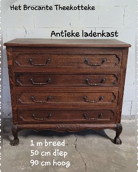 Antieke ladenkast - 0