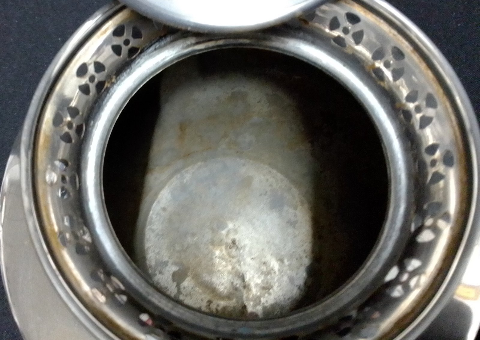 theepot, vernikkeld tin , KMD Tiel,1922,Art deco, zgst - Afbeelding 4