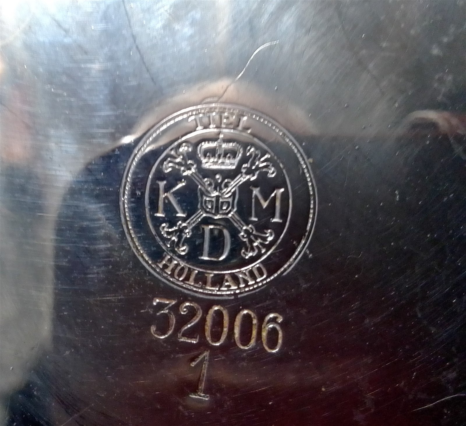 theepot, vernikkeld tin , KMD Tiel,1922,Art deco, zgst - Afbeelding 7