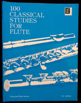 100 klassieke etudes voor Dwarsfluit,1966,z.g.a.n.,84 blz - 0