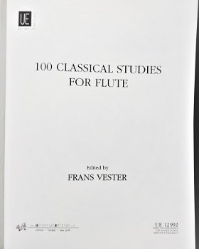 100 klassieke etudes voor Dwarsfluit,1966,z.g.a.n.,84 blz - 1