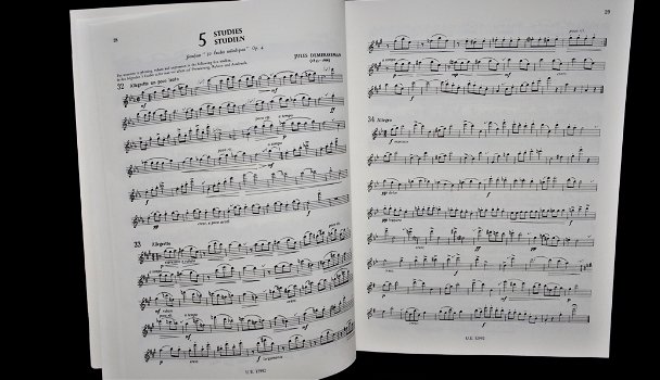 100 klassieke etudes voor Dwarsfluit,1966,z.g.a.n.,84 blz - 5