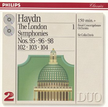 2-CD - HAYDN - The London Symphonies - Sir Colin Davis - 0