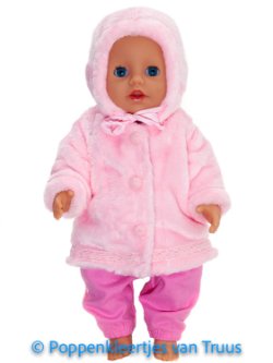 Baby Born Badpopje 32 cm Jasje roze/fluffy