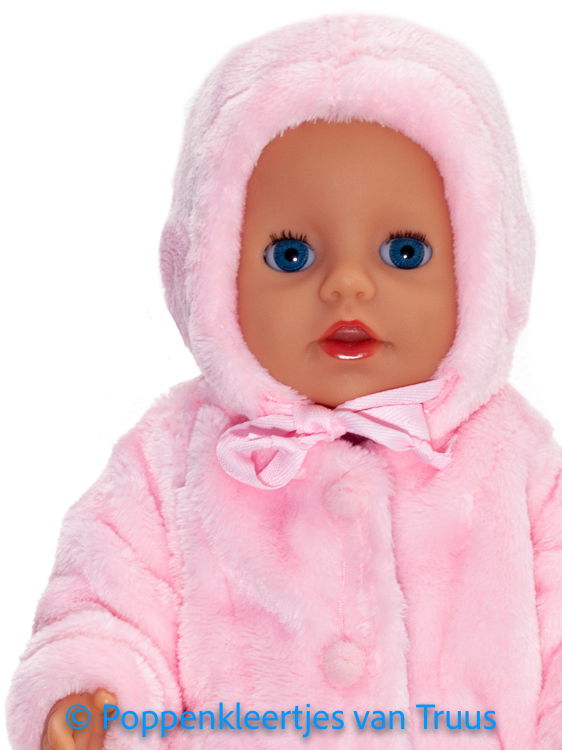 Baby Born Badpopje 32 cm Jasje roze/fluffy - Afbeelding 2