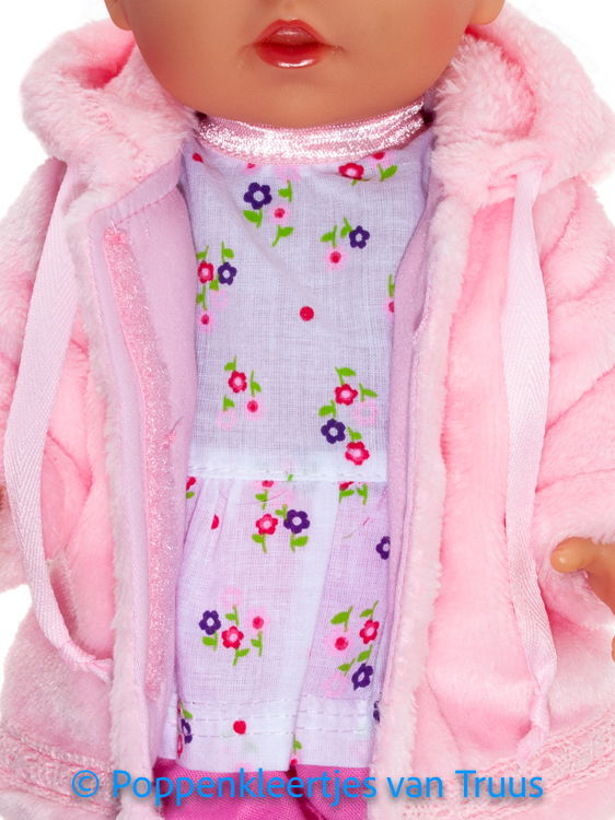 Baby Born Badpopje 32 cm Jasje roze/fluffy - Afbeelding 4